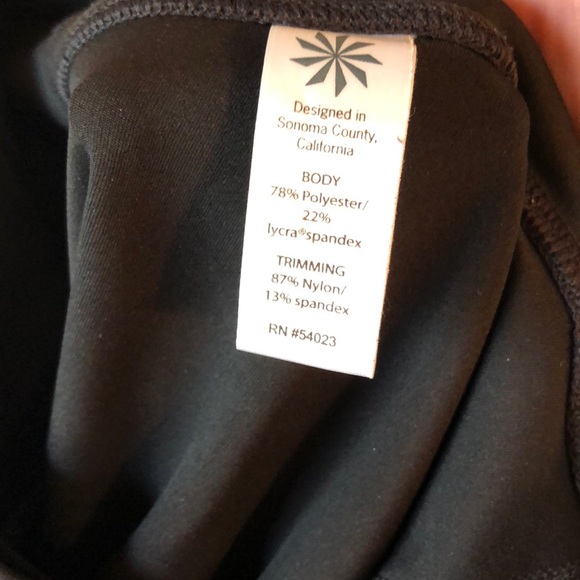 Lightly worn Athleta mesh capris. Medium - Picture 4 of 4